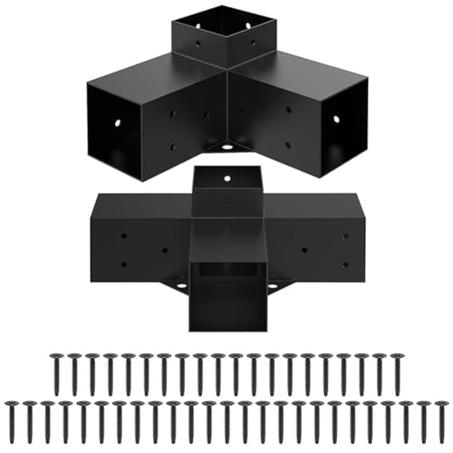 Robustes Pergola-Halterungs-Set mit Schrauben für 4 x 4 Holz in Gartenprojekten (B ) von JoyousMall