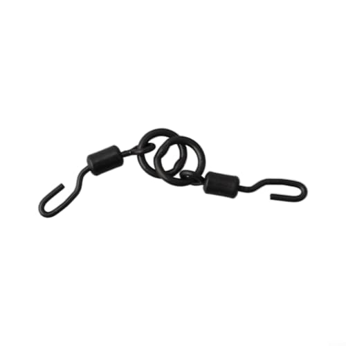 Spinner Wirbel 100 Stück, ideal zum Karpfenangeln, schnelle Hakenwechsel mit geringer Sichtbarkeit, 50 Stück Spinner Wirbel 100 Stück, ideal zum Karpfenangeln, schnelle Hakenwechsel mit geringer Sichtbarkeit, 50 Stück von JoyousMall