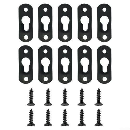 Stabiles Metall-Schlüsselloch-Aufhängesystem, perfekte Lösung für Bilderrahmen und Wandkunst-Installation Stabiles Metall-Schlüsselloch-Aufhängesystem, perfekte Lösung für Bilderrahmen und Wandkunst-Installation von JoyousMall