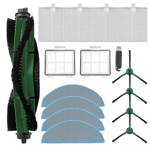 Staubsauger-Ersatzteil-Set, mit Rollenbürste, Wischmopp-Pads, Seitenbürsten, 4 HEPA-Filter, für Roomba Y0140 Y0110 Q0120 Q0520 Q011 Staubsauger-Ersatzteil-Set, mit Rollenbürste, Wischmopp-Pads, Seitenbürsten, 4 HEPA-Filter, für Roomba Y0140 Y0110 Q0120 Q0520 Q011 von JoyousMall