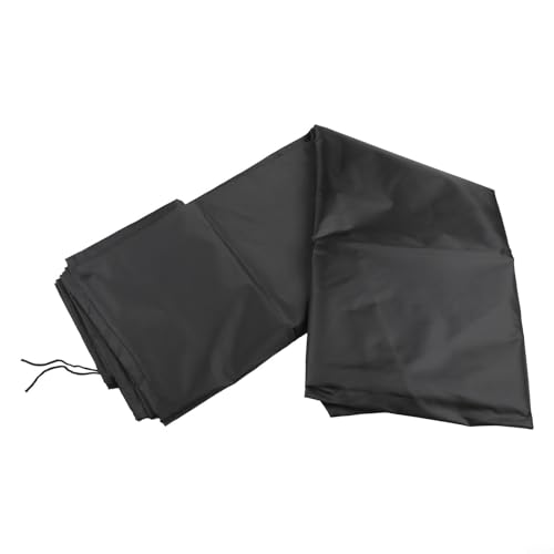 Wasserdichte runde Tischabdeckung für Terrasse aus 210D Oxford-Gewebe, entworfen für den ganzjährigen Gebrauch (185 x 110 cm) von JoyousMall