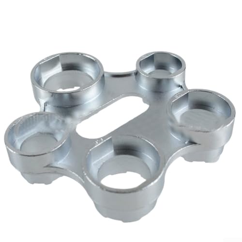 Wasserhahn-Belüfter-Entfernungs- und Installationswerkzeug, Düsenschlüssel mit 10 Größen, Zinklegierung für die Verwendung mit den meisten Standard-Belüftergewinden von JoyousMall