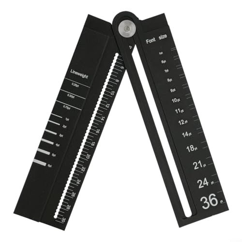 Zollstock für Winkelmessung und Linienzeichnung, kompaktes Design, perfekt für den Einsatz Zollstock für Winkelmessung und Linienzeichnung, kompaktes Design, perfekt für den Einsatz von JoyousMall