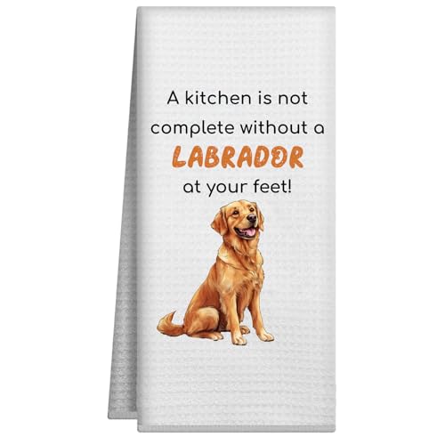 Joyriza Lustige Küchentücher mit Labrador Retriever, Hundebesitzer, Labrador-Liebhaber, Geschenke für Frauen, niedliche dekorative Handtücher für Zuhause, Badezimmer, 40,6 x 61 cm Joyriza Lustige Küchentücher mit Labrador Retriever, Hundebesitzer, Labrador-Liebhaber, Geschenke für Frauen, niedliche dekorative Handtücher für Zuhause, Badezimmer, 40,6 x 61 cm von Joyriza