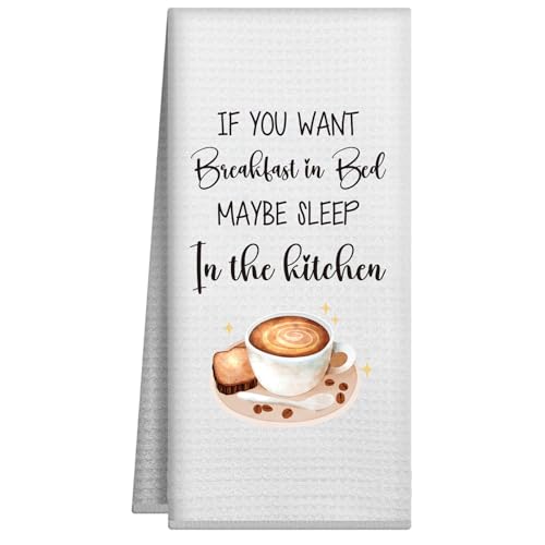 Lustige Küchentücher zum Kochen – Wenn Sie Frühstück im Bett wünschen, Bauernhaus, dekoratives Geschirrtuch, sarkastischer Humor, Handtücher, Geschenke für Gastgeberinnen, 40,6 x 61 cm Lustige Küchentücher zum Kochen – Wenn Sie Frühstück im Bett wünschen, Bauernhaus, dekoratives Geschirrtuch, sarkastischer Humor, Handtücher, Geschenke für Gastgeberinnen, 40,6 x 61 cm von Joyriza