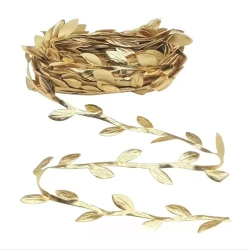 10M Streifen Geschenkband, Efeu künstlich Blätter Girlande Goldfarbenes Blätterband Künstliche Reben Blätter Geschenk Luftschlangen Efeu Girlande Deko Hochzeit Blattband für DIY Party 10M Streifen Geschenkband, Efeu künstlich Blätter Girlande Goldfarbenes Blätterband Künstliche Reben Blätter Geschenk Luftschlangen Efeu Girlande Deko Hochzeit Blattband für DIY Party von Joysuelly