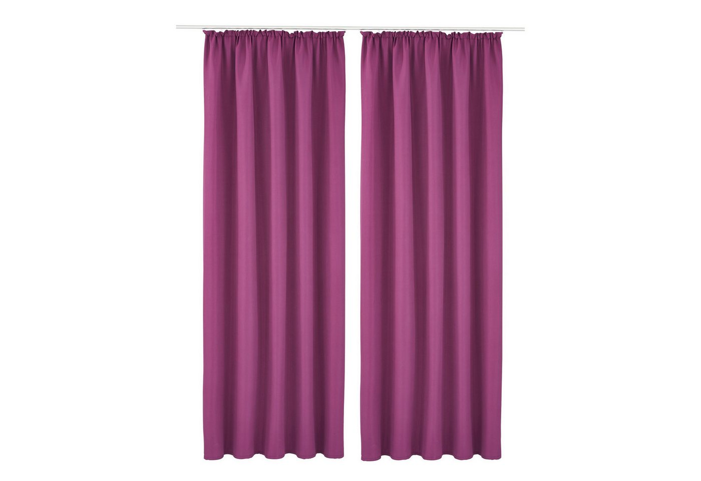 Joyswahl Gardine Gisela, Kräuselband (1 St), blickdicht, Elegante beerenfarbene Beere Vorhang für Schlafzimmer Schals von Joyswahl