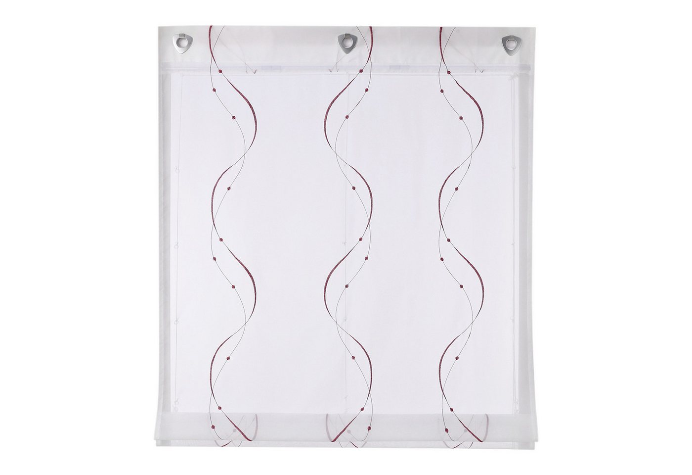 Joyswahl Raffrollo, mit Hakenaufhängung, mit U-Haken Ösenrollo Modern Bestickt Joyswahl Raffrollo, mit Hakenaufhängung, mit U-Haken Ösenrollo Modern Bestickt von Joyswahl