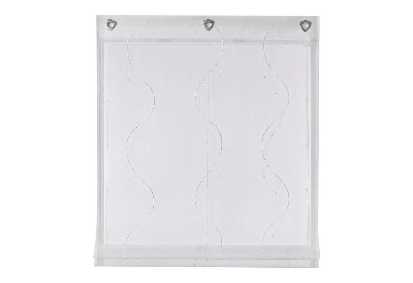 Joyswahl Raffrollo, mit Hakenaufhängung, mit U-Haken Ösenrollo Modern Bestickt Joyswahl Raffrollo, mit Hakenaufhängung, mit U-Haken Ösenrollo Modern Bestickt von Joyswahl