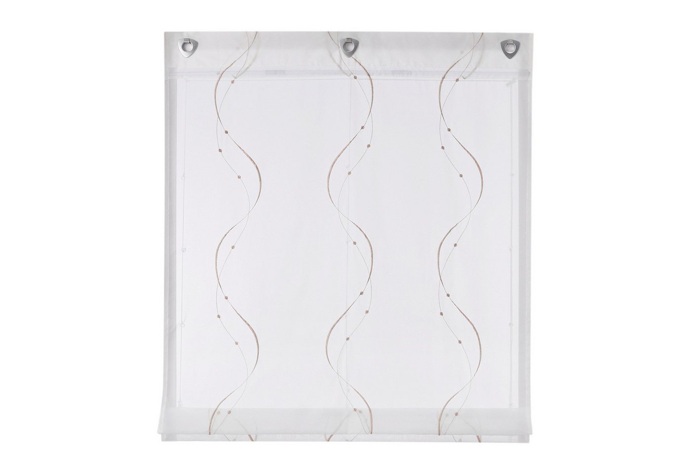 Joyswahl Raffrollo, mit Hakenaufhängung, mit U-Haken Ösenrollo Modern Bestickt Joyswahl Raffrollo, mit Hakenaufhängung, mit U-Haken Ösenrollo Modern Bestickt von Joyswahl