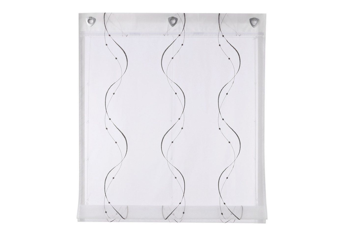 Joyswahl Raffrollo, mit Hakenaufhängung, mit U-Haken Ösenrollo Modern Bestickt Joyswahl Raffrollo, mit Hakenaufhängung, mit U-Haken Ösenrollo Modern Bestickt von Joyswahl