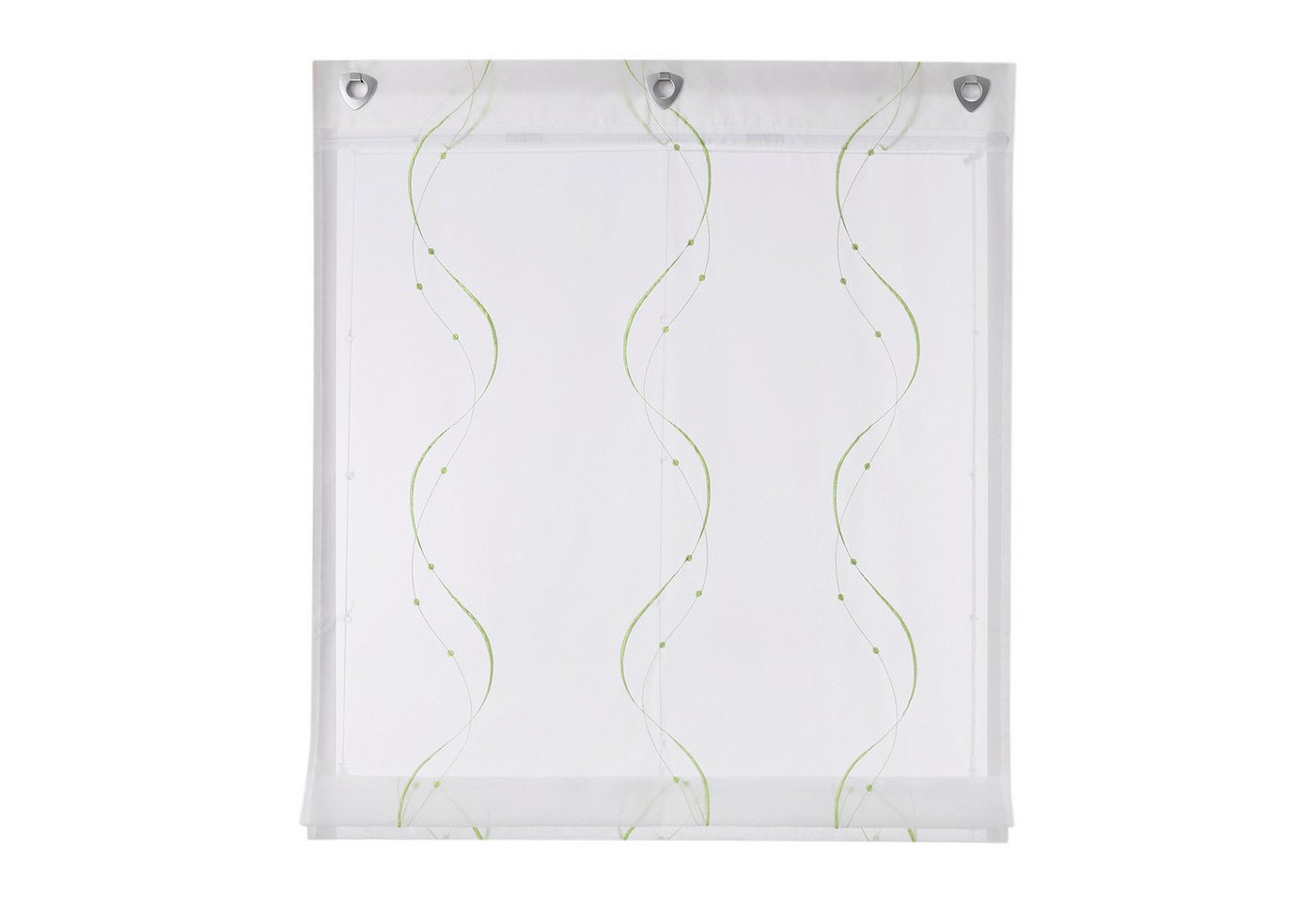 Joyswahl Raffrollo, mit Hakenaufhängung, mit U-Haken Ösenrollo Modern Bestickt Joyswahl Raffrollo, mit Hakenaufhängung, mit U-Haken Ösenrollo Modern Bestickt von Joyswahl