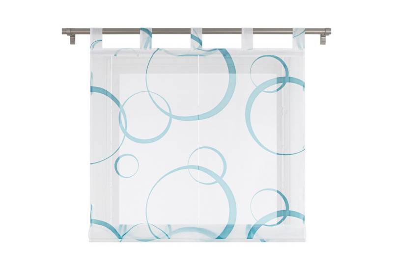 Joyswahl Raffrollo, mit Schlaufen, mit buntes Blasenmuster für Fenster Voile Schlaufenrollo Wohnzimmer Joyswahl Raffrollo, mit Schlaufen, mit buntes Blasenmuster für Fenster Voile Schlaufenrollo Wohnzimmer von Joyswahl