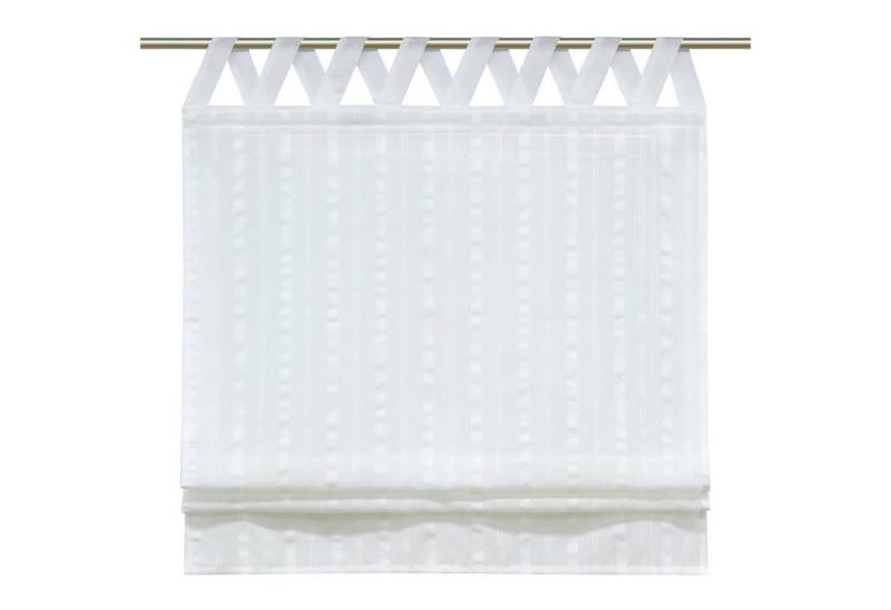 Joyswahl Raffrollo Mila, mit Schlaufen, Streifen Bändchenrollo Schals Fenster Vorhänge Joyswahl Raffrollo Mila, mit Schlaufen, Streifen Bändchenrollo Schals Fenster Vorhänge von Joyswahl