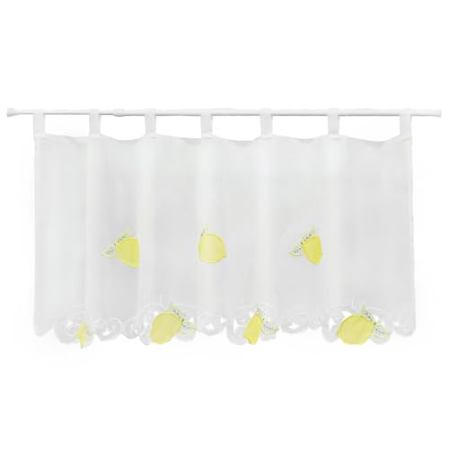Joyswahl Scheibengardine Voile Bistrogardine mit Früchten Motive »Carla« Transparente Gardine Stores HxB 45x120cm Zitrus 1er Pack Joyswahl Scheibengardine Voile Bistrogardine mit Früchten Motive »Carla« Transparente Gardine Stores HxB 45x120cm Zitrus 1er Pack von Joyswahl