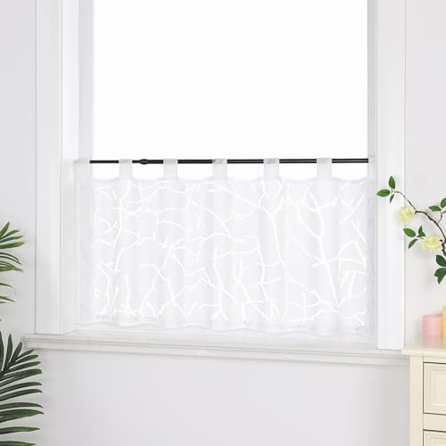 Joyswahl Scheibengardine Voile Bistrogardinen mit Schlaufen Elisabeth Kurzgardine HxB 60x120cm Streifen 1er Pack Joyswahl Scheibengardine Voile Bistrogardinen mit Schlaufen Elisabeth Kurzgardine HxB 60x120cm Streifen 1er Pack von Joyswahl