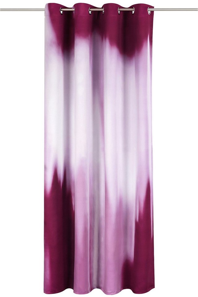 Joyswahl Vorhang, Ösen (1 St), blickdicht, Kunst Tie-Dye, Einfarbige mit Farbverlauf Badezimmer von Joyswahl