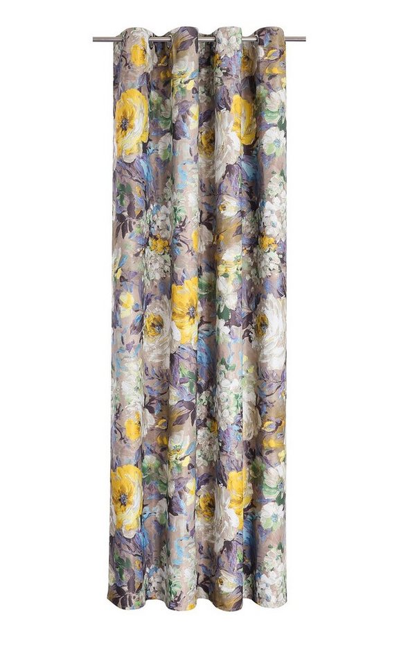 Vorhang, Joyswahl, Ösen (1 St), blickdicht, vintange Blumen Muster von Joyswahl