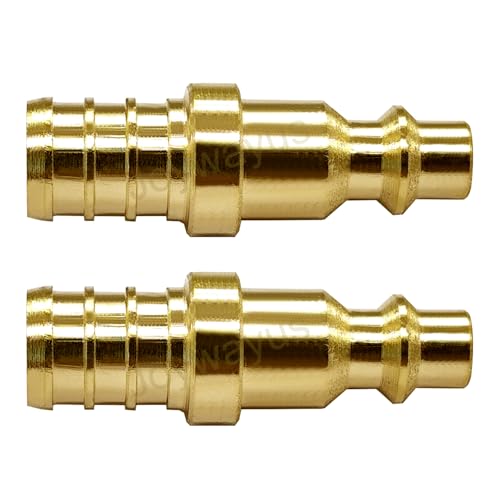 Joywayus 2 Stück Messing 1/2 Zoll PEX auf Luftsteckverbinder M-Stil Industrie Fitting Luftkompressor Schnellverbindungsadapter von Joywayus