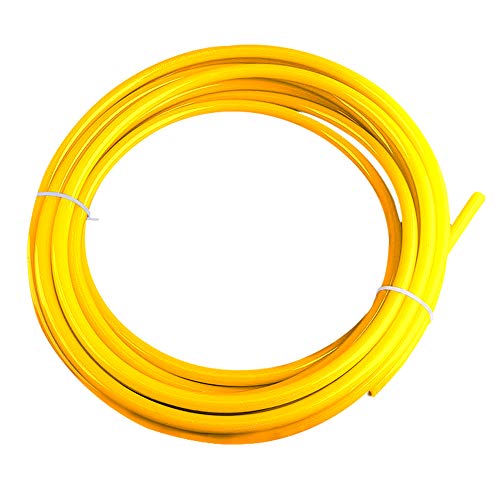 Joywayus 4 mm x 2,5 mm Pneumatischer Schlauch Luftkompressor Schlauch PU Rohr Schlauch Flüssigkeit Gasübertragung 12 m Gelb Joywayus 4 mm x 2,5 mm Pneumatischer Schlauch Luftkompressor Schlauch PU Rohr Schlauch Flüssigkeit Gasübertragung 12 m Gelb von Joywayus