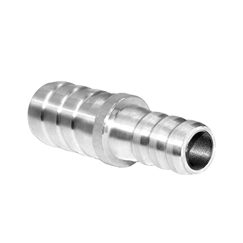 Joywayus Schlauch Barb Reduzierer,Reduzierschlauch ID 5/8 "×3/4" Barb Fitting,Aluminium Union Adapter von Joywayus