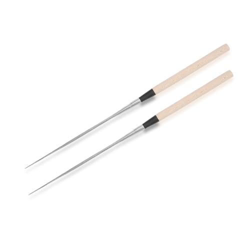 Joyzan Lange Kochstäbchen, Sushi Essstäbchen Edelstahl Wiederverwendbar Anti Rutsch Stäbchen Spülmaschinenfest Waschbar Japanische Leichte im Japanischen Stil Reis Gerichte Spaghetti Gebraten Küche von Joyzan