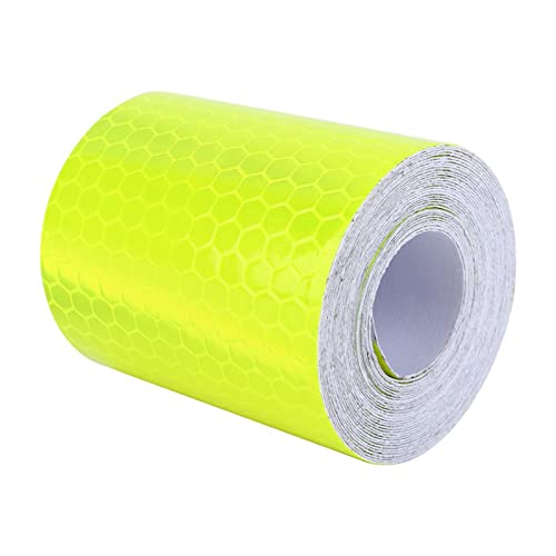 Joyzan Reflektorband Selbstklebend Klebeband, 3M Reflektierendes Klebeband Wasserdicht Warnklebeband Sicherheitsband Warning Tape Leuchtendes Band Selbstklebendem Warnband Reflektierende Aufkleber von Joyzan