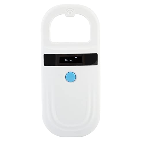 Joyzan Tierchip Lesegerät, Haustier Mikrochipscann Chipleser Hunde Katze Chip Scanner Mikrochip Tragbarer Pet ID Reader Handheld Mikrochipscanner Tag Wiederaufladbar Identifikations Etiketten von Joyzan