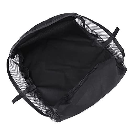 Joyzan Kinderwagenkorb, Baby Kinderwagenkorb Hängekorb Kinderwagen Organizer Tasche Stroller Basket Aufsteckbare Netznetz Schwarzer Buggy Einkaufs Aufbewahrungskoffer Hängetasche Taschen Windeln von Joyzan