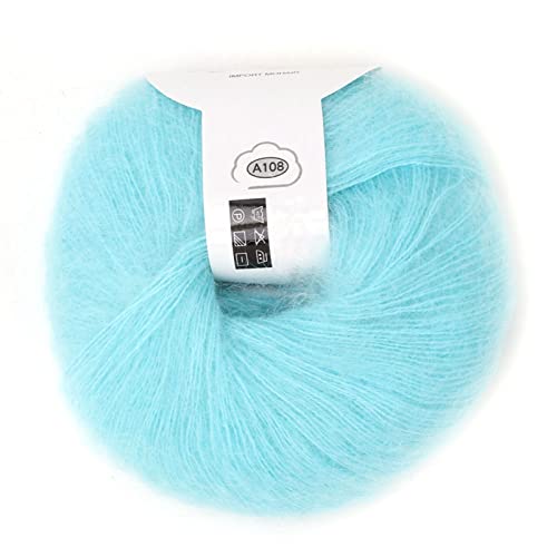 Mohair Strickgarn, Mehrfarbige Angora Long Wool Garn Soft Strickfaden Weiche Cashmere Wolle Strickgarn leichte Hand Strickwaren Weiches Kaschmir Handstrickgarn DIY Schal Häkelgarn Weben Schals Mohair Strickgarn, Mehrfarbige Angora Long Wool Garn Soft Strickfaden Weiche Cashmere Wolle Strickgarn leichte Hand Strickwaren Weiches Kaschmir Handstrickgarn DIY Schal Häkelgarn Weben Schals von Joyzan
