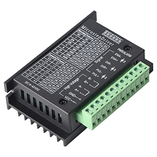 Schrittmotortreiber Micro Step Resolutions TB6600 Digital Mini Size Micro Stepping Stepper Driver Motor Controller 32 Segmente für Nema 17, 23 von Joyzan