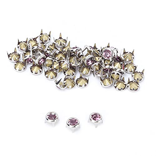 Joyzan Strass Nailhead, DIY Mode Klaue Perlen Nailhead Studs Runde Kristall Nagelkopf Kristallklaue Nieten Punk Pyramiden Set Parts Ziernieten für Leder Kleidung Schuhe Taschen Handwerk, 50 Stück Joyzan Strass Nailhead, DIY Mode Klaue Perlen Nailhead Studs Runde Kristall Nagelkopf Kristallklaue Nieten Punk Pyramiden Set Parts Ziernieten für Leder Kleidung Schuhe Taschen Handwerk, 50 Stück von Joyzan