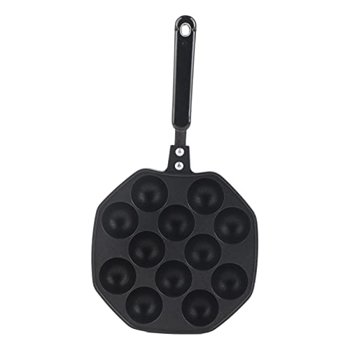 Takoyaki Grill Pan, Octopus Pfanne Antihaftbeschichtung Grillpfanne Formen DIY Ball Japanische Oktopus Fischball Kuchen Kochwerkzeug Antihaftbeschichtete Maker zum Backen Oktopusbällchen Ei Puffs von Joyzan