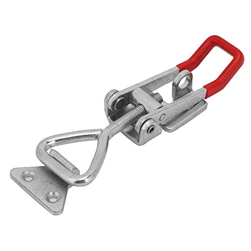 Joyzan Toggle Latch Clamp Heavy Duty Large Toggle Clamp Latch Carbon Steel Triangle Shaped Hebel Toggle Clamp Holding Capacity Pull Latch Clamp Smoker Latch Clamps(4003) von Joyzan