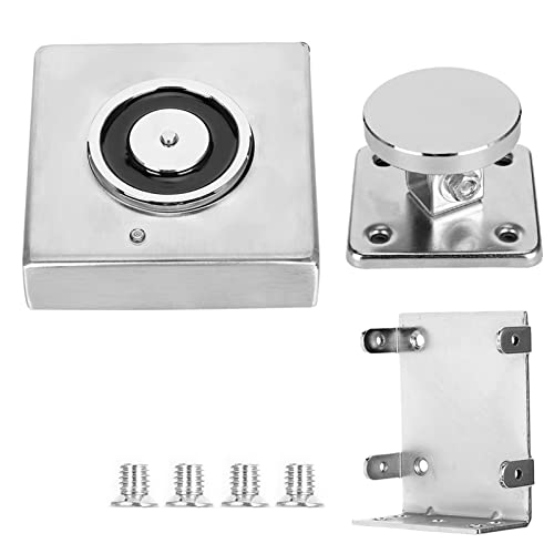 Unterputz Magnettürhalter, elektromagnetischer Türhalter, Unterputz Wandhalterung, Notschließer, Hoteltürschloss, 500 N Haltekraft(DC24V) von Joyzan