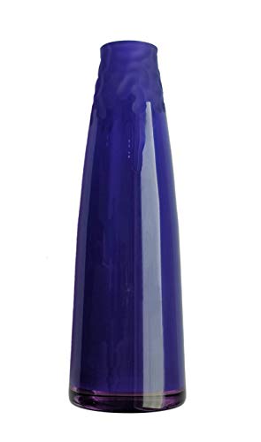 Jozefina Art Factory, handgefertigte, mundgeblasene künstlerische Glasvase, wie Murano-Stil, Gracile Vase AZ56, 30 cm von Jozefina