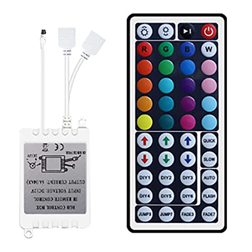 Jpdisdd LED Strip RGB Control Box mit Fernbedienung 44Keys RGB Control Box 44Key Jpdisdd LED Strip RGB Control Box mit Fernbedienung 44Keys RGB Control Box 44Key von Jpdisdd