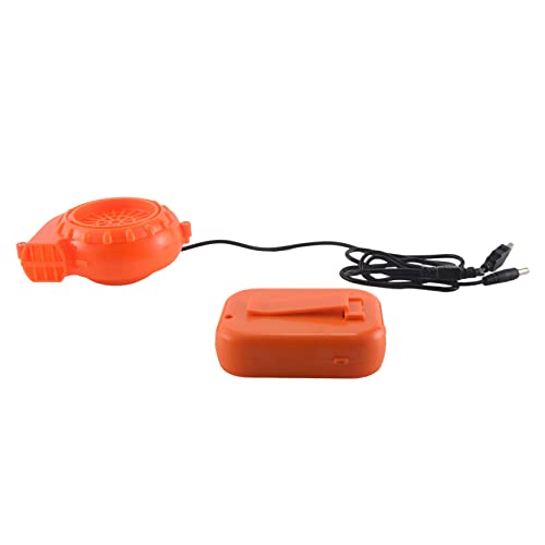 Jpdisdd Mini-Ventilator für Dinosaurier-Kostüm oder Maskottchenkostüm oder aufblasbares Kostüm, Orange von Jpdisdd