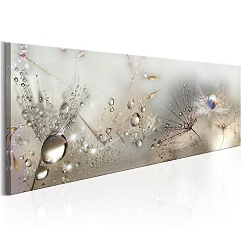 Diamant Painting Bilder, Transparente Blume mit Tropfenwasser Diamond Painting Kinder, DIY 5d Diamant Malerei Voll Zubehör, Malen Nach Zahlen Erwachsene Stickerei Set, Home Dekoration Gemälde 50x150cm von Jqynn