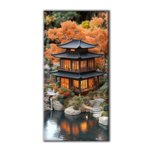 Diamond Painting Erwachsene Groß Set 5D Diamond Painting Anlage Häuser 90 x 180 DIY Crystal Art Neuheiten Basteln Erwachsene Herbst Dekoration Kreativ Set Home Wand Dekor, Geschenke für Frauen Z-765 Diamond Painting Erwachsene Groß Set 5D Diamond Painting Anlage Häuser 90 x 180 DIY Crystal Art Neuheiten Basteln Erwachsene Herbst Dekoration Kreativ Set Home Wand Dekor, Geschenke für Frauen Z-765 von Jqynn