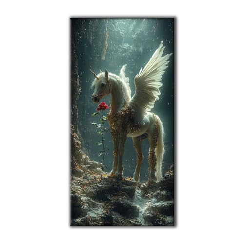 Diamond Painting Erwachsene Groß Set 5D Diamond Painting Einhorn Rose 25 x 50 DIY Crystal Art Neuheiten Basteln Erwachsene Herbst Dekoration Kreativ Set für Home Wand Dekor, Geschenke für Frauen Z-283 Diamond Painting Erwachsene Groß Set 5D Diamond Painting Einhorn Rose 25 x 50 DIY Crystal Art Neuheiten Basteln Erwachsene Herbst Dekoration Kreativ Set für Home Wand Dekor, Geschenke für Frauen Z-283 von Jqynn