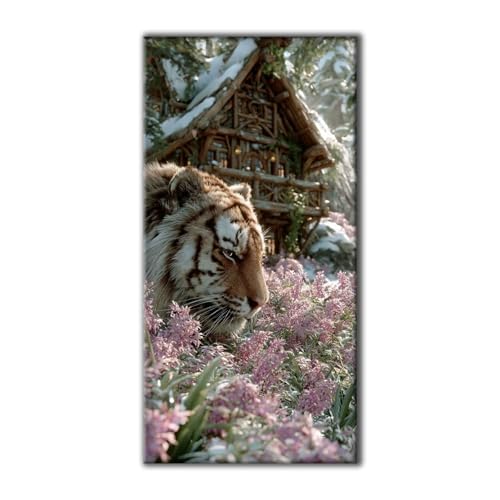 Diamond Painting Erwachsene Groß Set 5D Diamond Painting Tiger Blumen 35 x 70 DIY Crystal Art Neuheiten Basteln Erwachsene Herbst Dekoration Kreativ Set für Home Wand Dekor, Geschenke für Frauen Z-271 Diamond Painting Erwachsene Groß Set 5D Diamond Painting Tiger Blumen 35 x 70 DIY Crystal Art Neuheiten Basteln Erwachsene Herbst Dekoration Kreativ Set für Home Wand Dekor, Geschenke für Frauen Z-271 von Jqynn