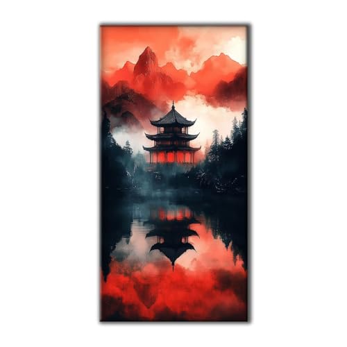 Diamond Painting Erwachsene Groß Set 5D Diamond Painting Wald Turm 70 x 140 DIY Crystal Art Neuheiten Basteln Erwachsene Herbst Dekoration Kreativ Set für Home Wand Dekor, Geschenke für Frauen Z-759 Diamond Painting Erwachsene Groß Set 5D Diamond Painting Wald Turm 70 x 140 DIY Crystal Art Neuheiten Basteln Erwachsene Herbst Dekoration Kreativ Set für Home Wand Dekor, Geschenke für Frauen Z-759 von Jqynn