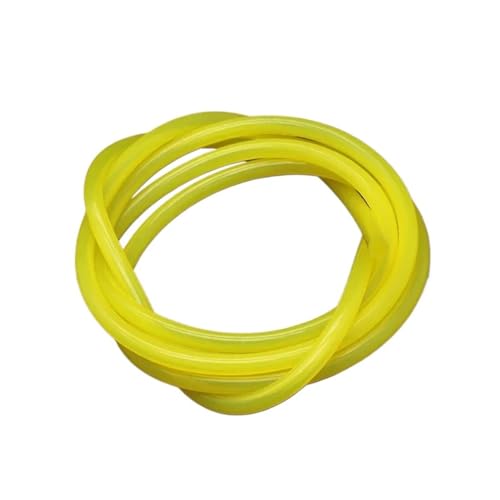 JrEam 1 Meter ID 0,5 1 2 3 4 5 6 7 8 9 10 mm Mehrfarbiger Silikonschlauch Flexibler Gummischlauch Lebensmittelqualität Softdrink-Rohr Wasseranschluss(Yellow,ID 8mm x OD 10mm) von JrEam
