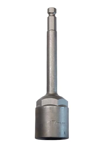 JrEam 1PC 150mm Lange 5,5mm-19mm Sechskant Mutter Fahrer Bohrer Adapter Steckschlüssel-Verlängerung Hülse düsen Adapter for Schraubendreher(Color:17mm) von JrEam
