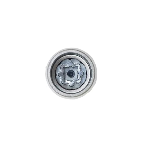 JrEam 1Pcs Reifen Anti-diebstahl Schraube Demontage Werkzeug Schlüssel Hülse for A1 A5 A3 A4L A6L A7 Q3 Q5 a8 TT R8 ABCDEFGHJLMNPQRSTVWX (Color : T) von JrEam