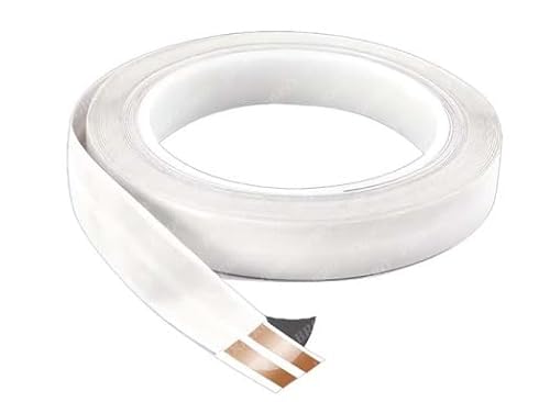 JrEam 23 Verdeckter ultraflacher elektrischer Kabelanschluss, 10 m, 2-adrig, Kupferdraht, Audio, LED, selbstklebendes Stromverlängerungskabel(10M 4pcs adapter B) von JrEam