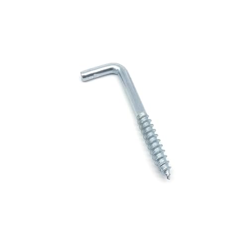 JrEam 25 Stück Bild Fotorahmen Lampe Licht Schrank Pflanzen Vorhang Netz Draht Decke Augenschraube Augenschraube Schraube In Aufhänger OLC Cup Haken Verschluss(L Shape,Length 35mm) von JrEam