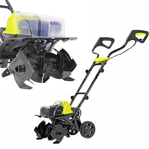 Akku-Rotavator, Gartenfräse, Rotavator mit wiederaufladbarem Akku, Tiefe 18 cm, Ackerflächenbreite 36 cm, Verstellbarer Grubber für den Garten, Gemüsebeete Akku-Rotavator, Gartenfräse, Rotavator mit wiederaufladbarem Akku, Tiefe 18 cm, Ackerflächenbreite 36 cm, Verstellbarer Grubber für den Garten, Gemüsebeete von Jrcfnss