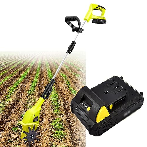 Akku-Rotavator, tragbarer Grubber, Gartenfräsen-Rotavatoren mit 4000-mAh-Akku, elektrische Handfräse für den Garten, Gemüsebeete Akku-Rotavator, tragbarer Grubber, Gartenfräsen-Rotavatoren mit 4000-mAh-Akku, elektrische Handfräse für den Garten, Gemüsebeete von Jrcfnss